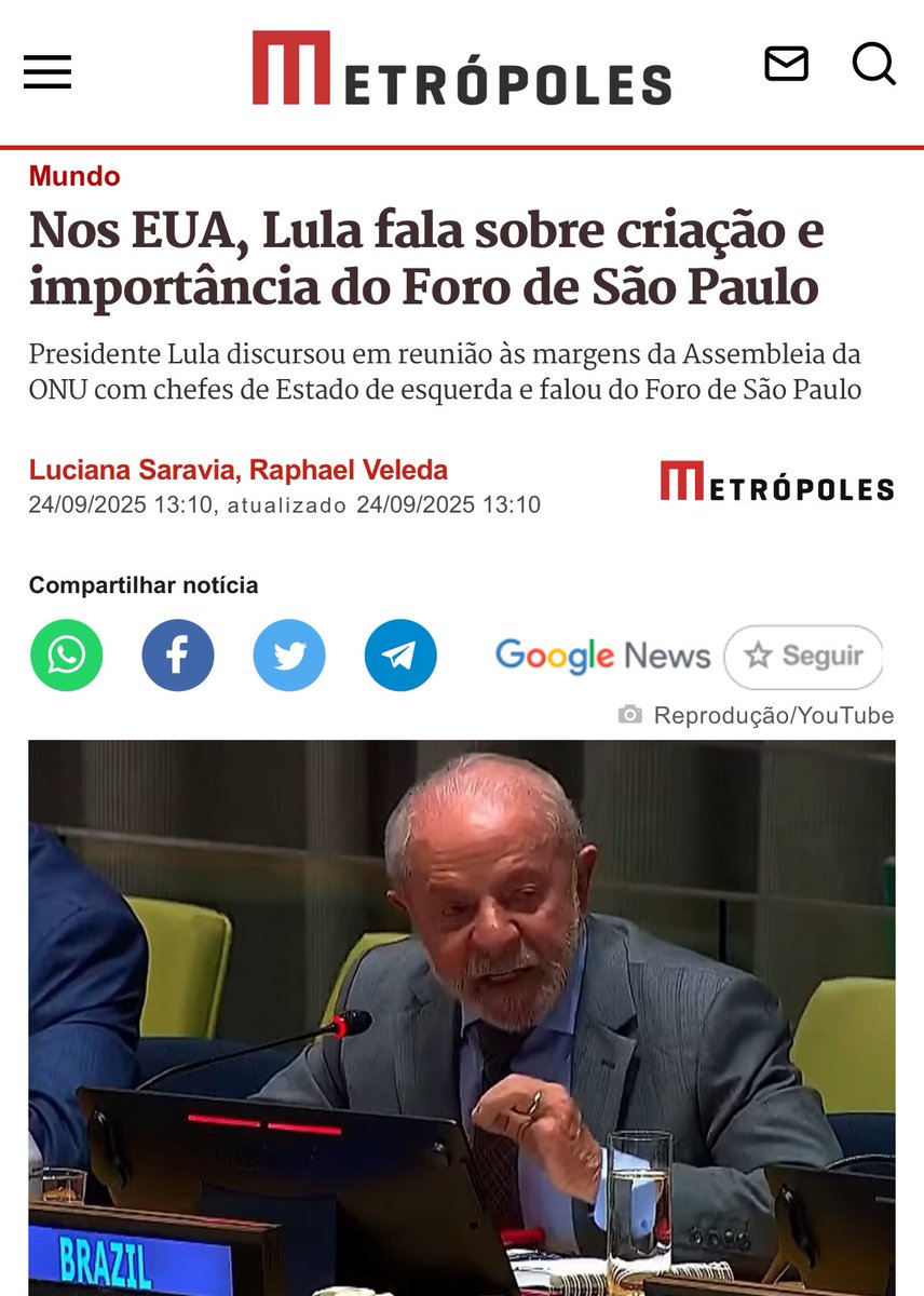 PedroLuizDM's tweet photo. 23h59: “Não existe foro de São Paulo, isso é invenção de Olavista”

00h: Lula nos EUA afirmando a existência do Foro desde 1990 https://t.co/6DsSUE4tSq