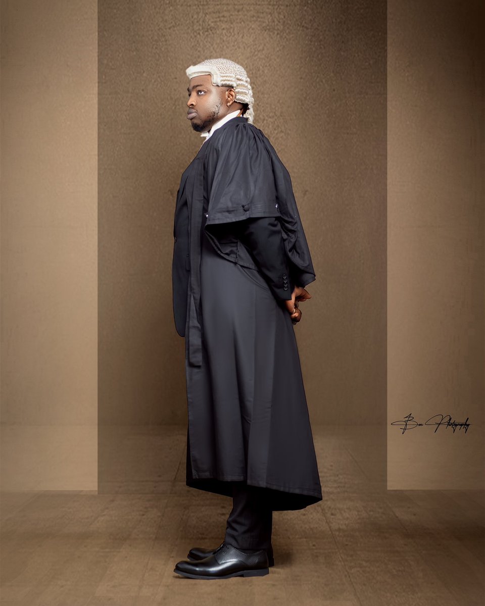 labitheking's tweet image. Yeah I did that shit
Introducing A.D Adeleke Esq L.L.B, B.L, AcArb LLM(in view) Barrister and solicitor of the Supreme Court of nigeria