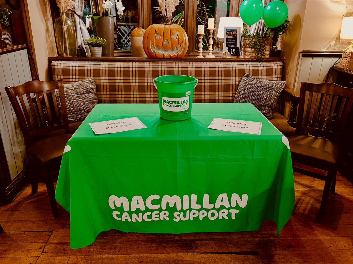 💚 Please Share 💚 
Coffee Morning tomorrow ☕️ 🍰 

Join us this Friday (26th Sept) 10 - 12 pm for our coffee morning raising money for MacMillan 💚 
Lots of cake, coffee &amp; savouries.

Have a go on our tombola &amp; enter our raffle to WIN a festive 3 course meal for two worth £60!