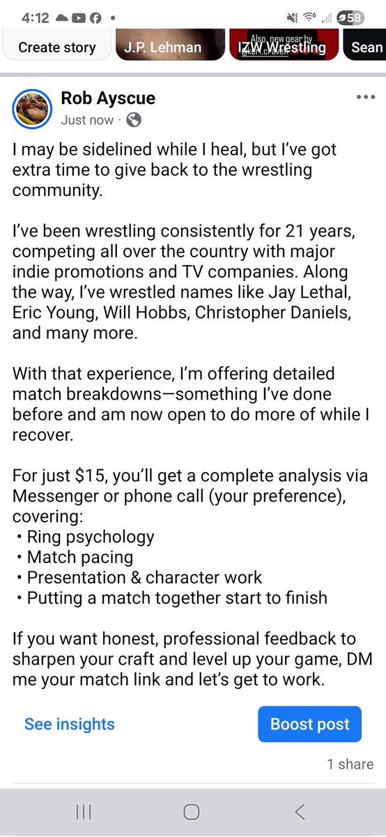 Rob Killjoy (@imrobkilljoy) on Twitter photo I still love wrestling and need my fix! If you want honest, professional feedback to sharpen your craft and level up your game, DM me your match link and let’s get to work. I still love wrestling and need my fix! If you want honest, professional feedback to sharpen your craft and level up your game, DM me your match link and let’s get to work.