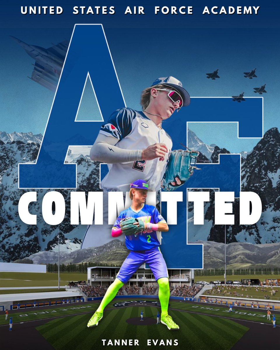 Tanner Evans (@tannerevans_2) on Twitter photo Committed. #AmericasTeam 🇺🇸⚡️
<a href="/AF_Baseball/">Air Force Baseball</a> <a href="/dlacomb22/">Drew LaComb</a> <a href="/KazUSAFA/">Kaz</a> Committed. #AmericasTeam 🇺🇸⚡️
<a href="/AF_Baseball/">Air Force Baseball</a> <a href="/dlacomb22/">Drew LaComb</a> <a href="/KazUSAFA/">Kaz</a>