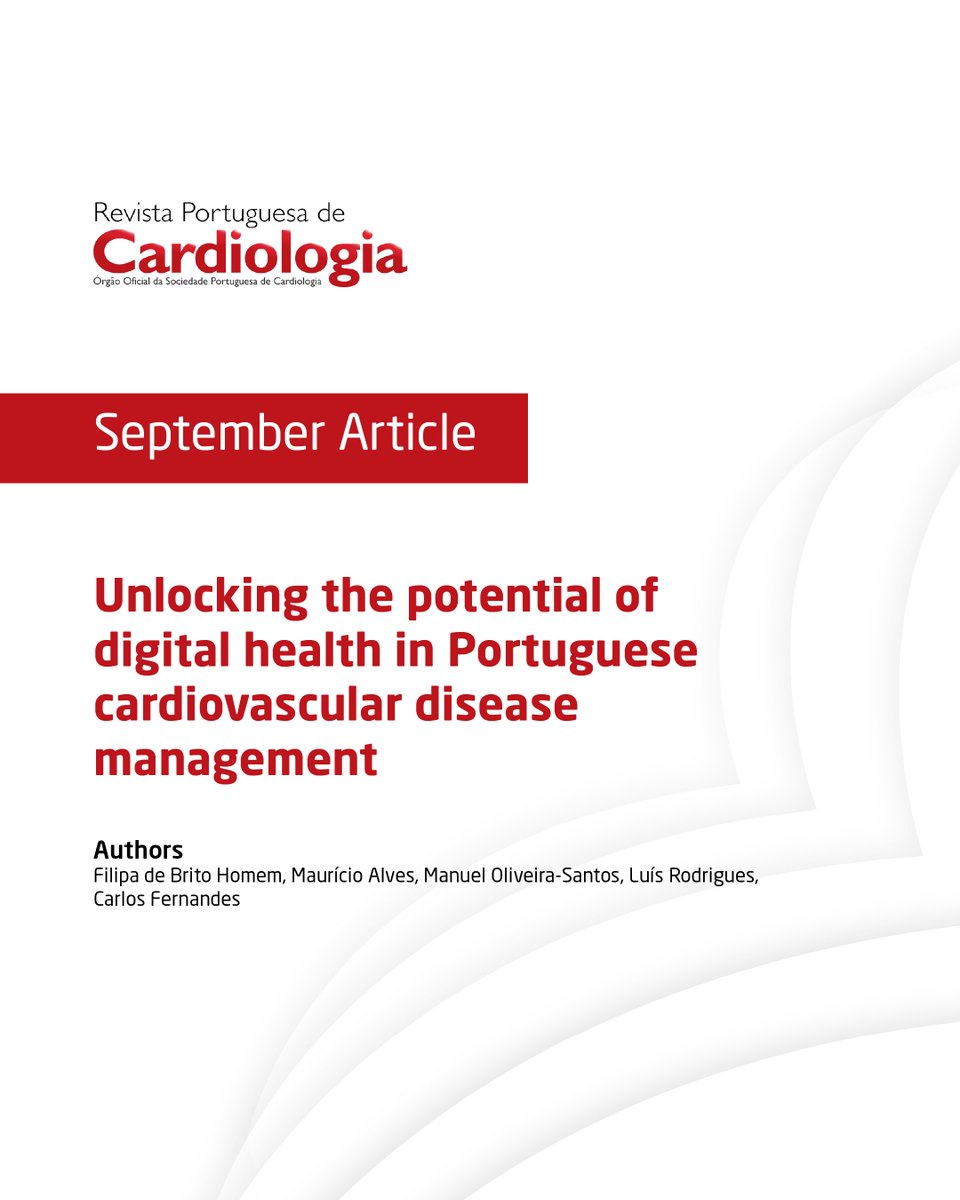 SNS24 App – When a remote approach means being closer and in touch.
Know more ➡️ revportcardiol.org/pt-unlocking-p…