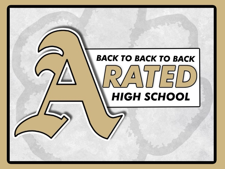 We are so proud of our teachers and students! Year 3 as an A Rated School! AHS is ranked #27 out of all 230 High Schools in Mississippi!!! #proudPANTHER #brickbybrick #panthermagic #threepeat