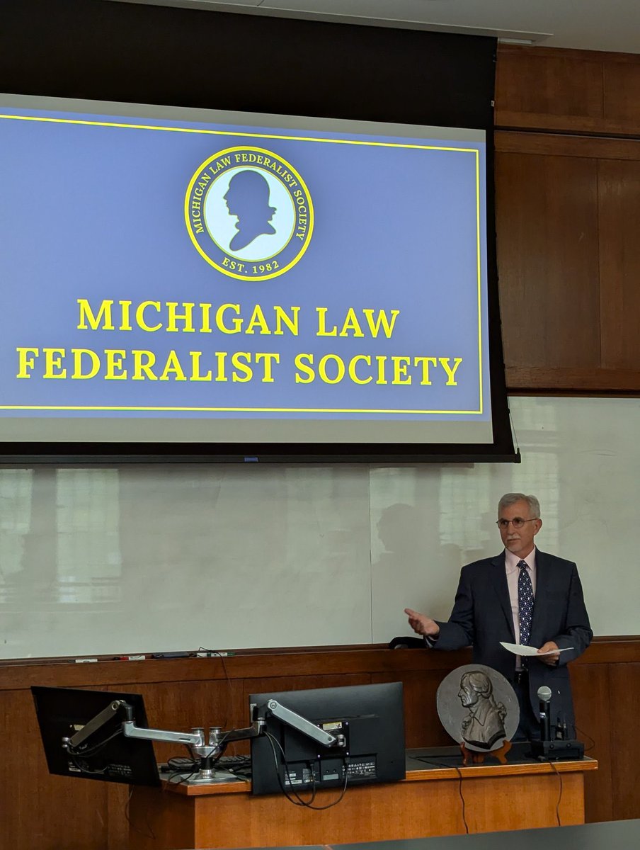 Hutchins Hall bore witness to a passionate exchange of ideas today as the Cato Institute's Clark Neily (<a href="/ConLawWarrior/">Clark Neily</a>) and AUSA Ken Chadwell spoke on Mass Plea Bargaining and the “slow death of Constitutionally prescribed criminal trials.” Hope to see everyone at the next event!