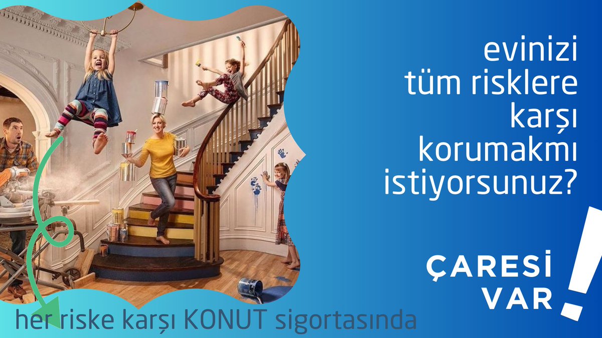 evinizi tüm risklere karşı korumak mı istiyorsunuz?
aksilikler yuvanızın huzurunu kaçırmasın. sizde #konutsigortası yaptırın neşeniz bozulmasın