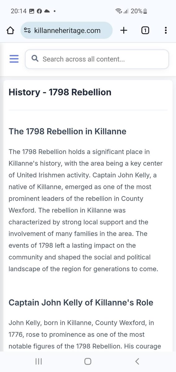 killannedev's tweet photo. We are delighted to let you know that our Heritage Website is now mobile friendly, making it more accessible to all!
 https://t.co/KAQCRjxG96
Well done to our Heritage Working Group for all of their hardworking developing this fantastic resource, which will be added to over time! https://t.co/izH6J4KW0p