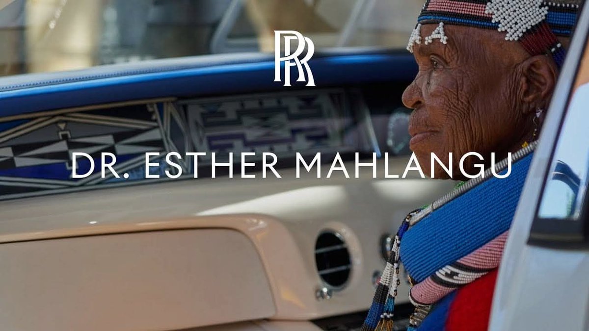 Bussai ๐ฟ๐ฆ๐ฟ๐ฆ๐ฟ๐ฆ (@bussaimathebula) on Twitter photo Someone said to me Gogo Esther Mahlangu is overrated...
Just imagine <a href="/rollsroycecars/">Rolls-Royce Motor Cars</a> using your own craft to adorn their Phantom's interior! Someone said to me Gogo Esther Mahlangu is overrated...
Just imagine <a href="/rollsroycecars/">Rolls-Royce Motor Cars</a> using your own craft to adorn their Phantom's interior!