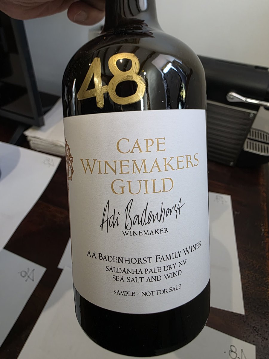 Cape Winemakers Guild 

Adi Badenhorst

AA Badenhorst Family Wines 

Saldanha Pale Dry NV

Sea Salt &amp; Wind 

The Saldanha Wine &amp; Spirit Co. - Flor-Aged Fortified

The Vibe

A six-year sabbatical in a barrel, tucked away in the Swartland, but with its soul firmly rooted in Jerez