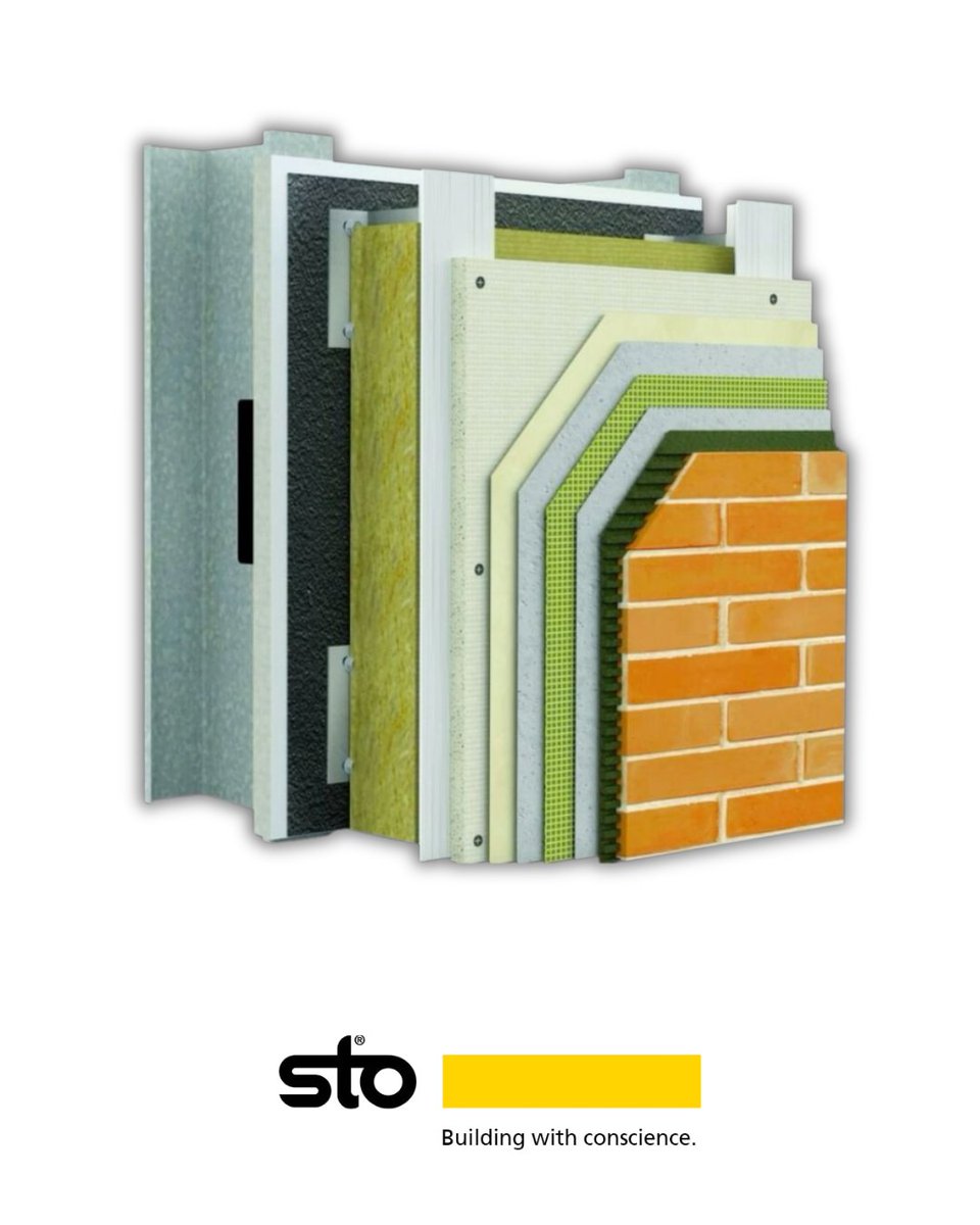 StoCanadaLtd's tweet image. Did you know? The StoVentec line of ventilated rainscreen systems support thin brick masonry veneer #cladding.