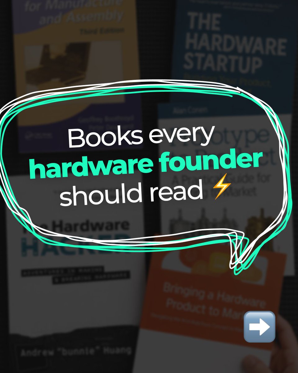 BuildWithFlux's tweet image. Books that help small teams ship &amp;amp; make the business work. 📚

A short thread for hardware founders ↓