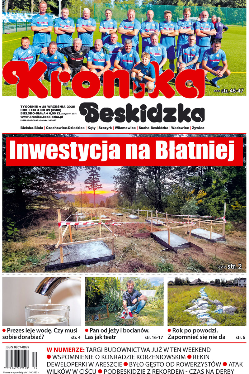 Co powstaje na Błatniej? Odpowiedź w nowej KRONICE. Już w sprzedaży (e-wydanie na prasabeskidzka.pl). Polecamy!