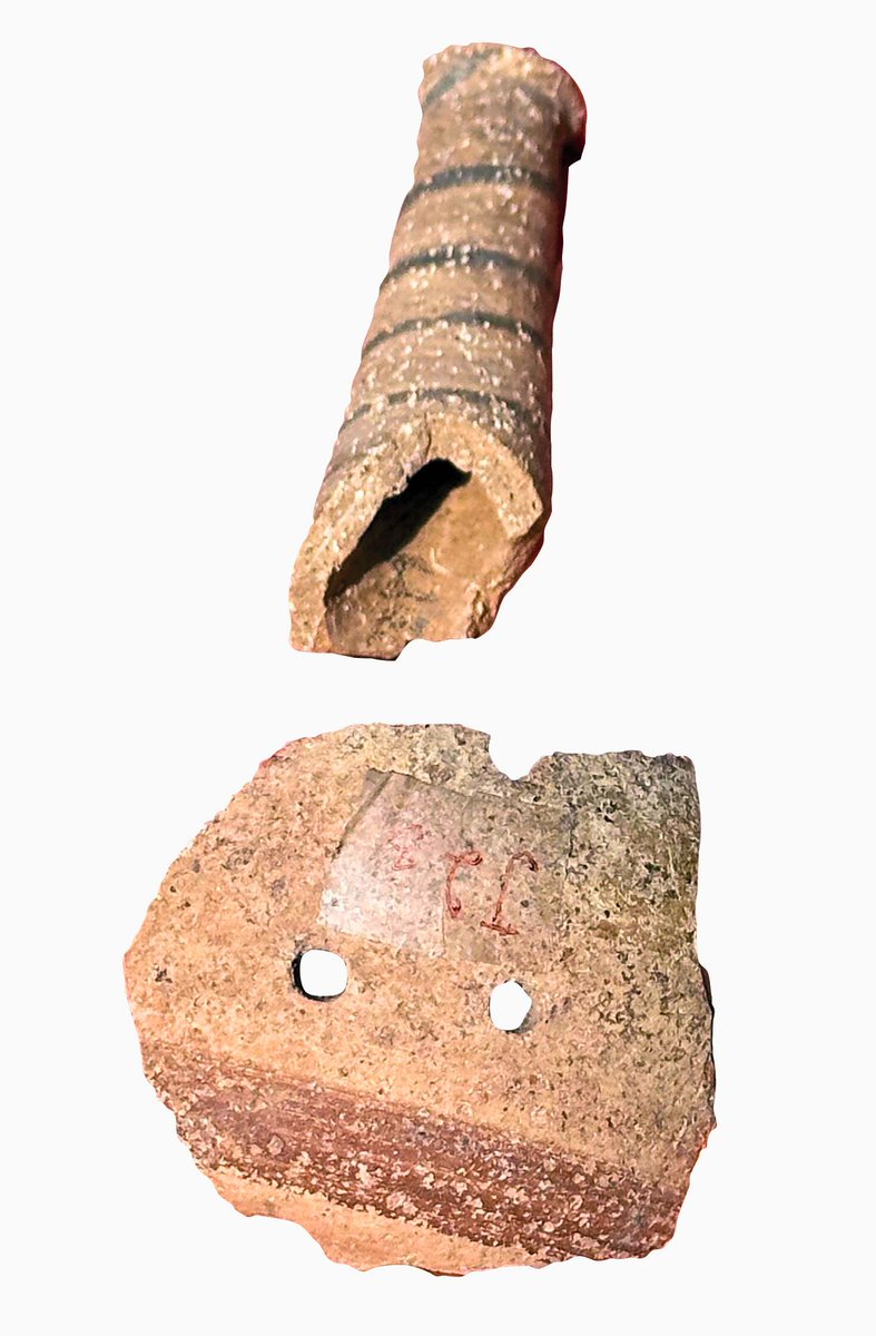 Bronze Age parents 4,500 years ago bought mass-produced toys for their kids, so long as, perhaps, they were on their best behavior. Small clay artifacts found in Hama, Syria, made a sound when shaken, and new research suggests they were baby rattles.

archaeology.org/issues/septemb…
