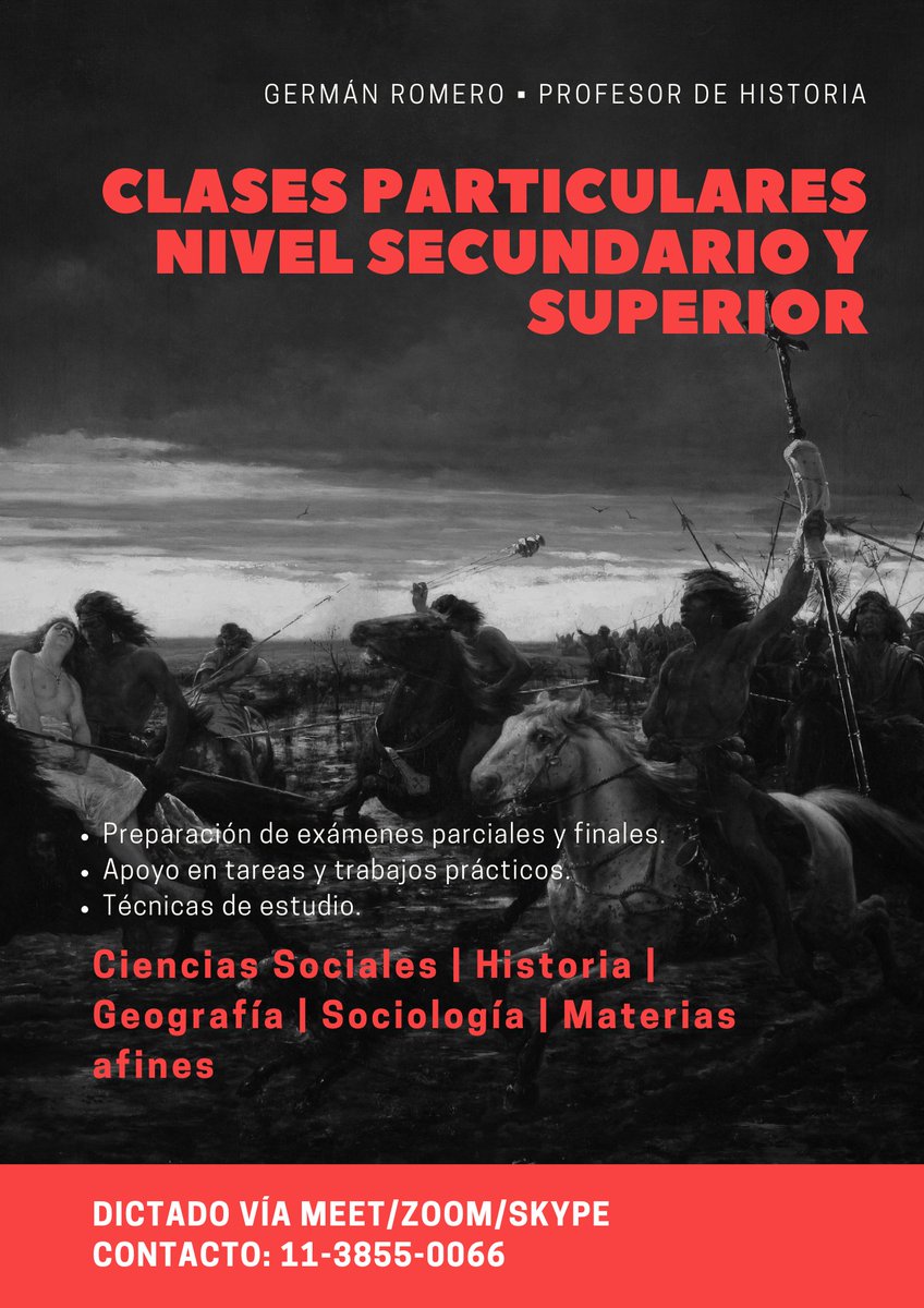 Interrumpo la programación habitual para meter chivo de mis clases particulares. Si tenés una materia en la facu que te está partiendo la cabeza o conocés algún adolescente que necesite apoyo, no dudes en mandarme mensaje. Los likes y repost me ayudan mucho. Thanx.✌🏻🥁🪶