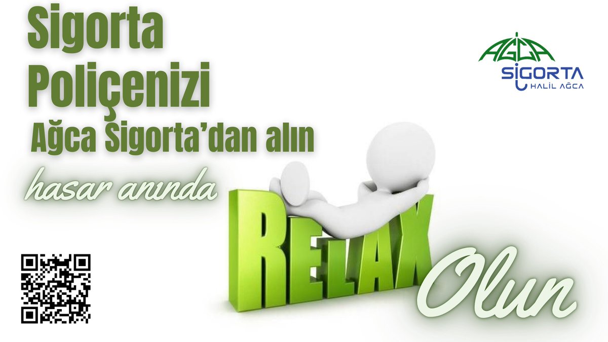 sigorta poliçenizi bizden alın hasarda relax olun.
agcasigorta.com
#sigorta #poliçe