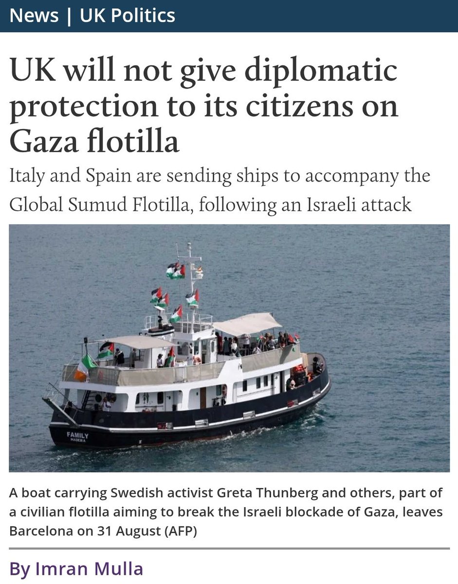 NEW: Mathilda Mallinson, our correspondent onboard one of the flotilla's boats, said the British Foreign Office told her mother it was "unable to offer" diplomatic protection to British citizens.

Spain and Italy have sent naval ships into the Mediterranean Sea