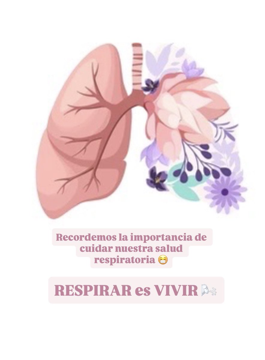 El 25 de Septiembre es el día mundial del Pulmón 🫁 🌬️