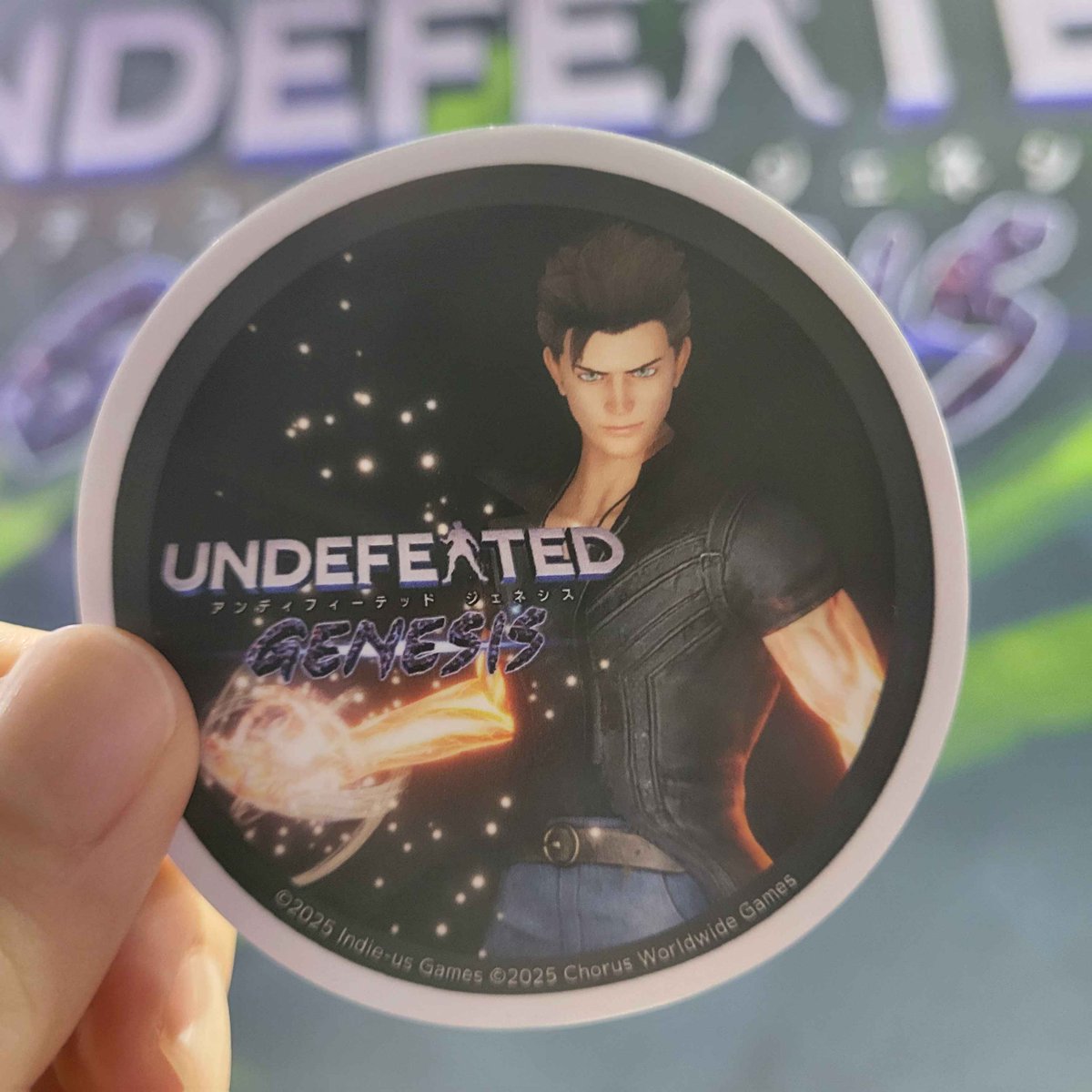 ◤TOKYO GAME SHOW 2025 出展情報◢

#TGS2025 では、コーラス・ワールドワイドブース
【HALL10-C12】にて、UNDEFEATED: Genesis最新版デモをご試遊いただけます！

主人公等身大パネルや限定ステッカーを用意してお待ちしておりますので、お気軽にお立ち寄りください😎
#TokyoGameShow2025