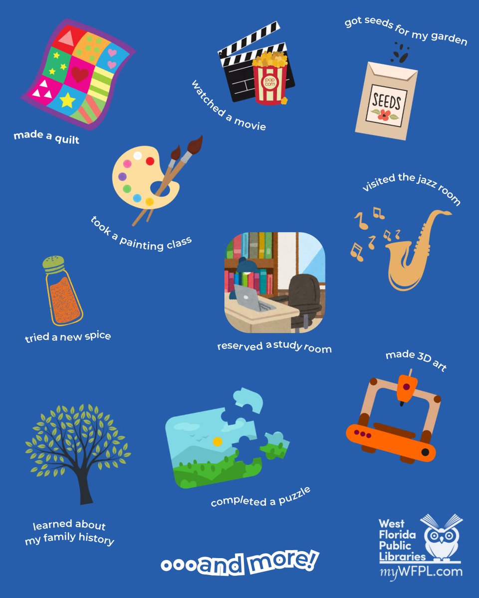MyWFPL's tweet photo. Your WFPL library card gets you access to WAY more than just books… discover all the perks you might be missing! 📚 Got your card yet?

#LibraryCardSignUpMonth https://t.co/HnknfyYqGt
