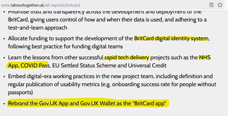 The Fabians have said what it is they plan to do with digital ID.  Your entire life will be tied to this - taxation, NHS, banking.  

<a href="/TRobinsonNewEra/">Tommy Robinson 🇬🇧</a>  They can't say they weren't warned. In Manifesto we told them The Oligarchy will link digital currency (programmable money) with