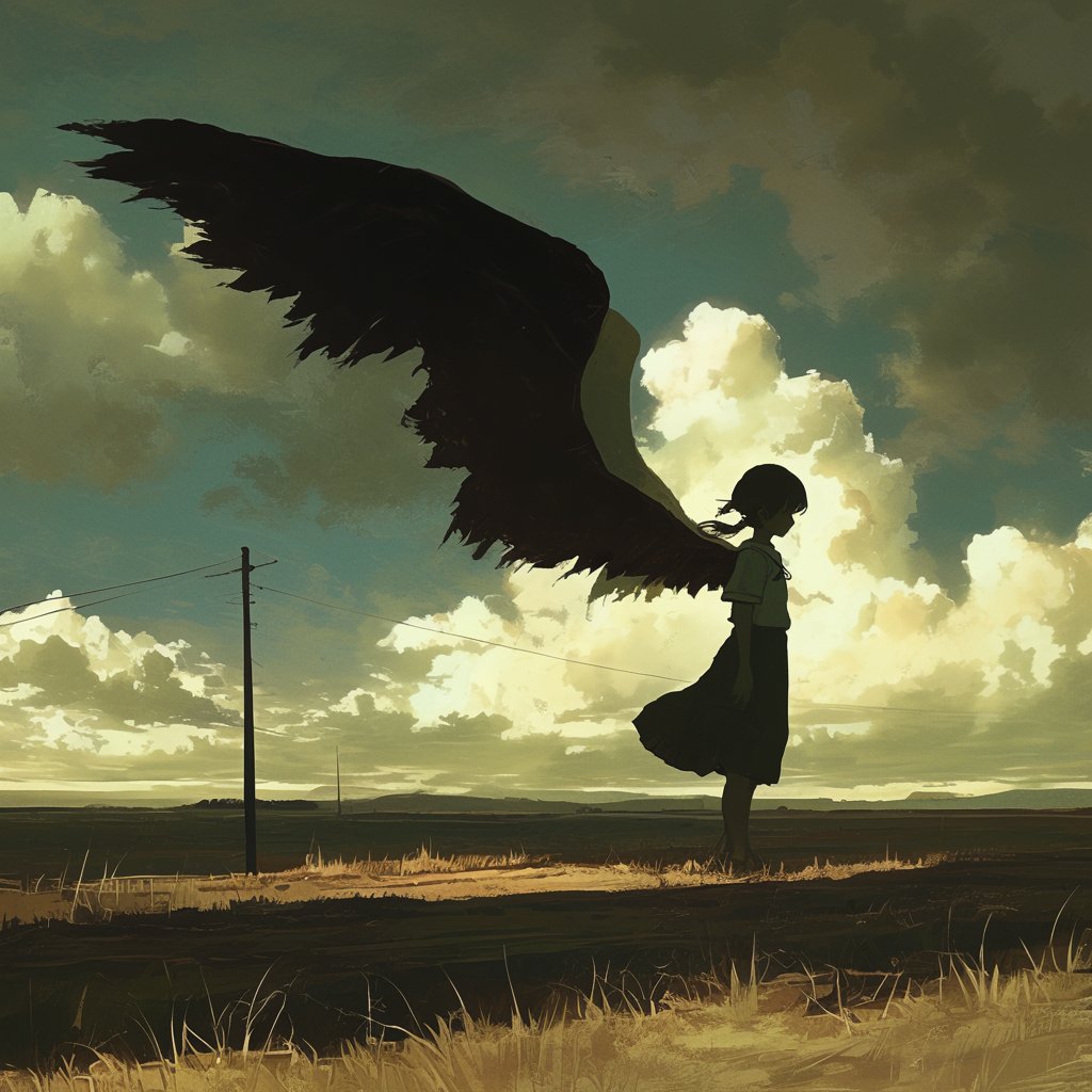 Ridnime's tweet photo. Dreams That Never Left

She carried them like broken wings,
dreams too heavy to fly,
too stubborn to die.
They stayed in her shadow,
aching in every step,
haunting her silence,
reminding her of skies
she would never reach.

https://t.co/N4Ig7CY6CG https://t.co/kaYnueUbCP