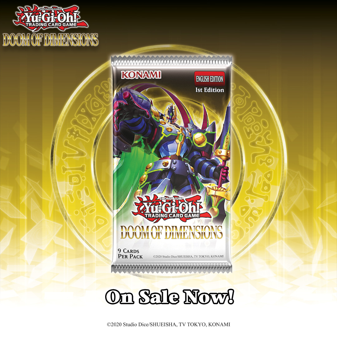 YuGiOh_TCG's tweet photo. The Doom of Dimensions core booster set is available at North and Latin America OTS locations! #YuGiOhTCG

Locate an OTS here: https://t.co/xrY5hWaSlw https://t.co/POu5lPnqDS
