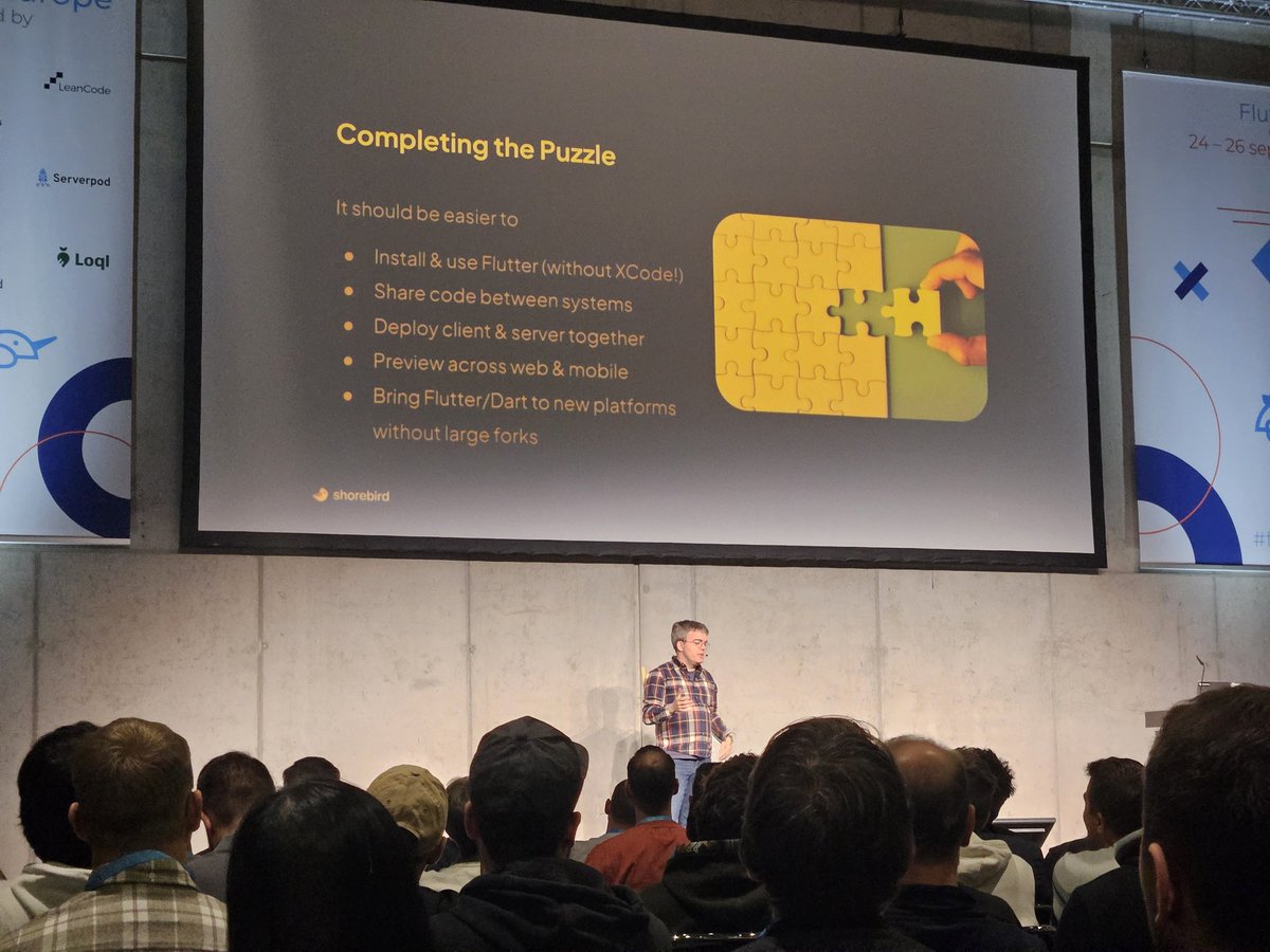 3ettilina's tweet image. Glad I got early to watch @_eseidel keynote today at @FlutterconWorld! Lot's of great insights about #Flutter and #Dart. Very inspiring to go forward and keep pushing this awesome technology 💙
Thank you, Eric! And congrats on everything you're accomplishing at @shorebirddev 🚀