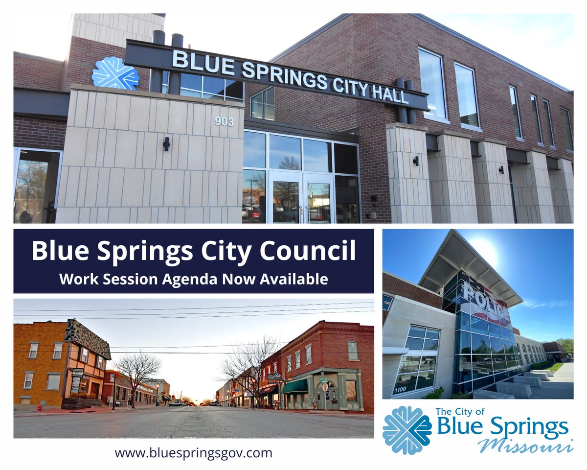 The City Council Work Session agenda for Monday, September 29, 2025, is available here: bluespringsgov.com/AgendaCenter/V…