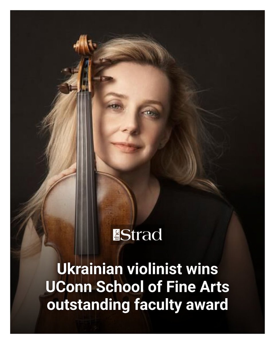 Congratulations to our member <a href="/SolomiyaIvakhiv/">Solomiya Ivakhiv</a> for her University of Connecticut School of Fine Arts outstanding faculty award! Read more below: theviolinchannel.com/university-of-…