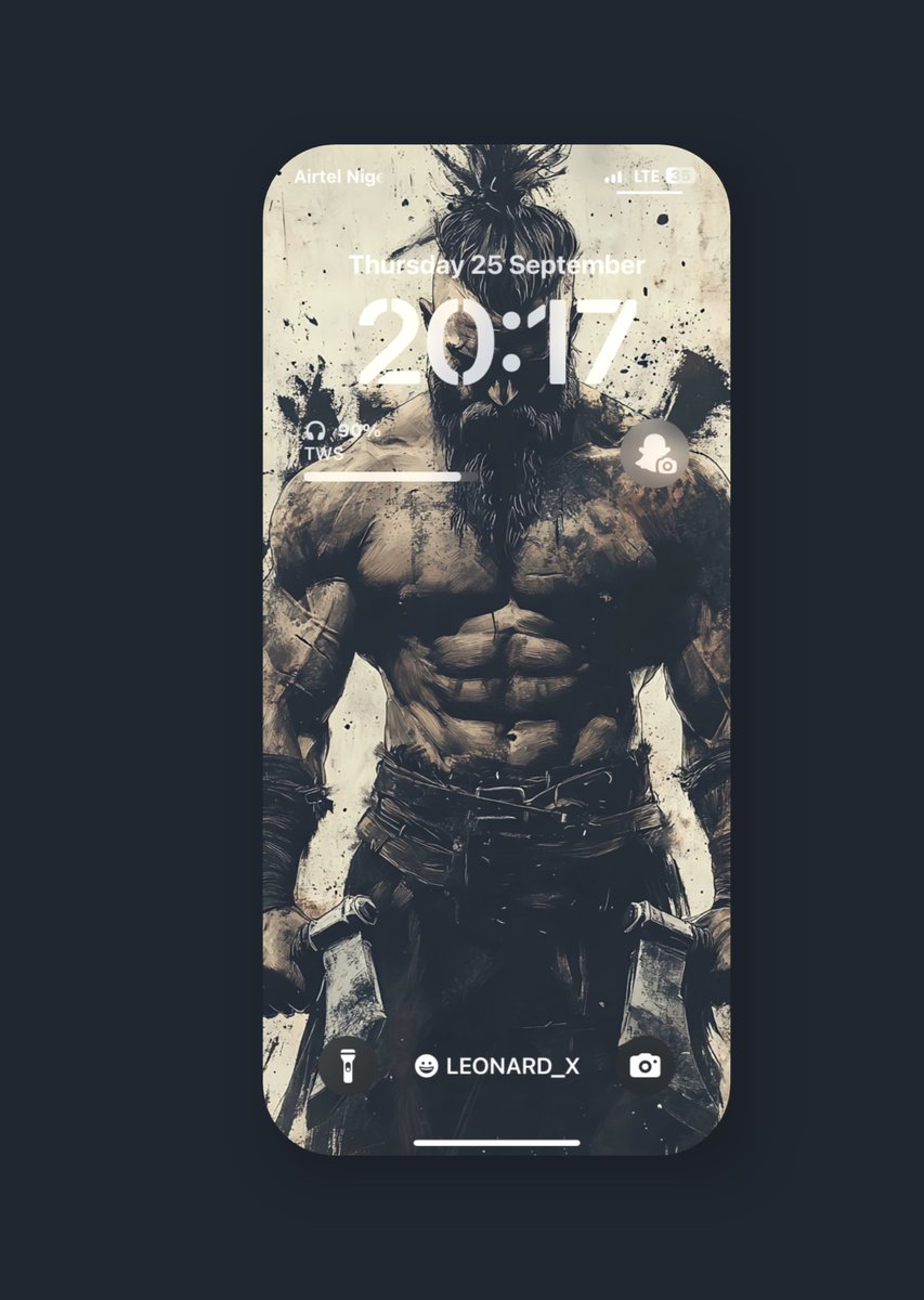 Leonard18_X's tweet image. "Epic warrior vibe on my lock screen! 💪⚔️ #WarriorSpirit #EpicWallpaper #PhoneArt"
Load in 4k
