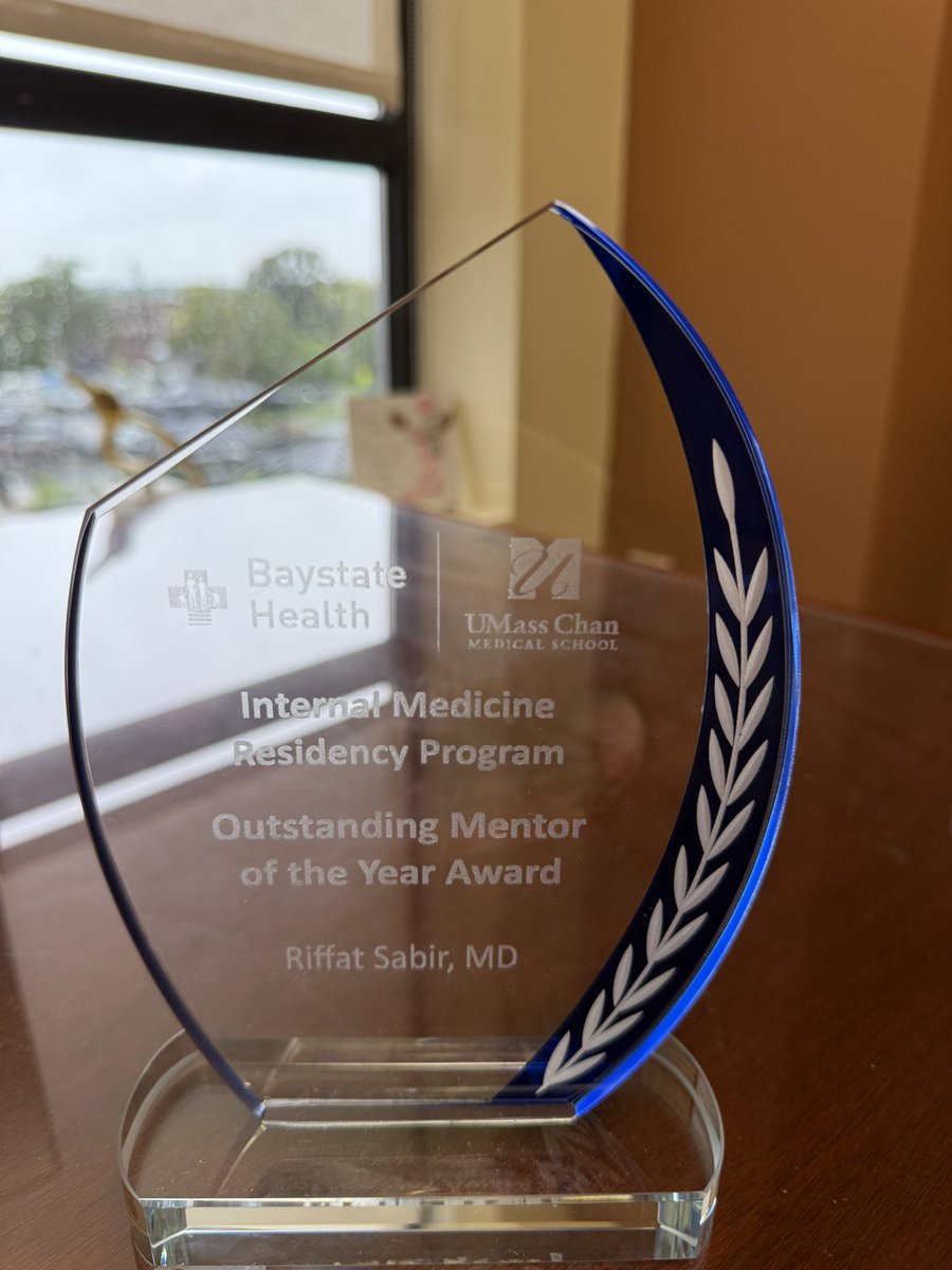 Riffat Sabir, MD, MEHP, FACP (@riffatsabirmd) on Twitter photo A throwback to a special moment a few months ago, when our 2025 IM graduates recognized me with this heartwarming award
The highlight of my job is, and always will be, mentoring our incredible residents. Their success is the truest reflection of our program’s mission, and the A throwback to a special moment a few months ago, when our 2025 IM graduates recognized me with this heartwarming award
The highlight of my job is, and always will be, mentoring our incredible residents. Their success is the truest reflection of our program’s mission, and the