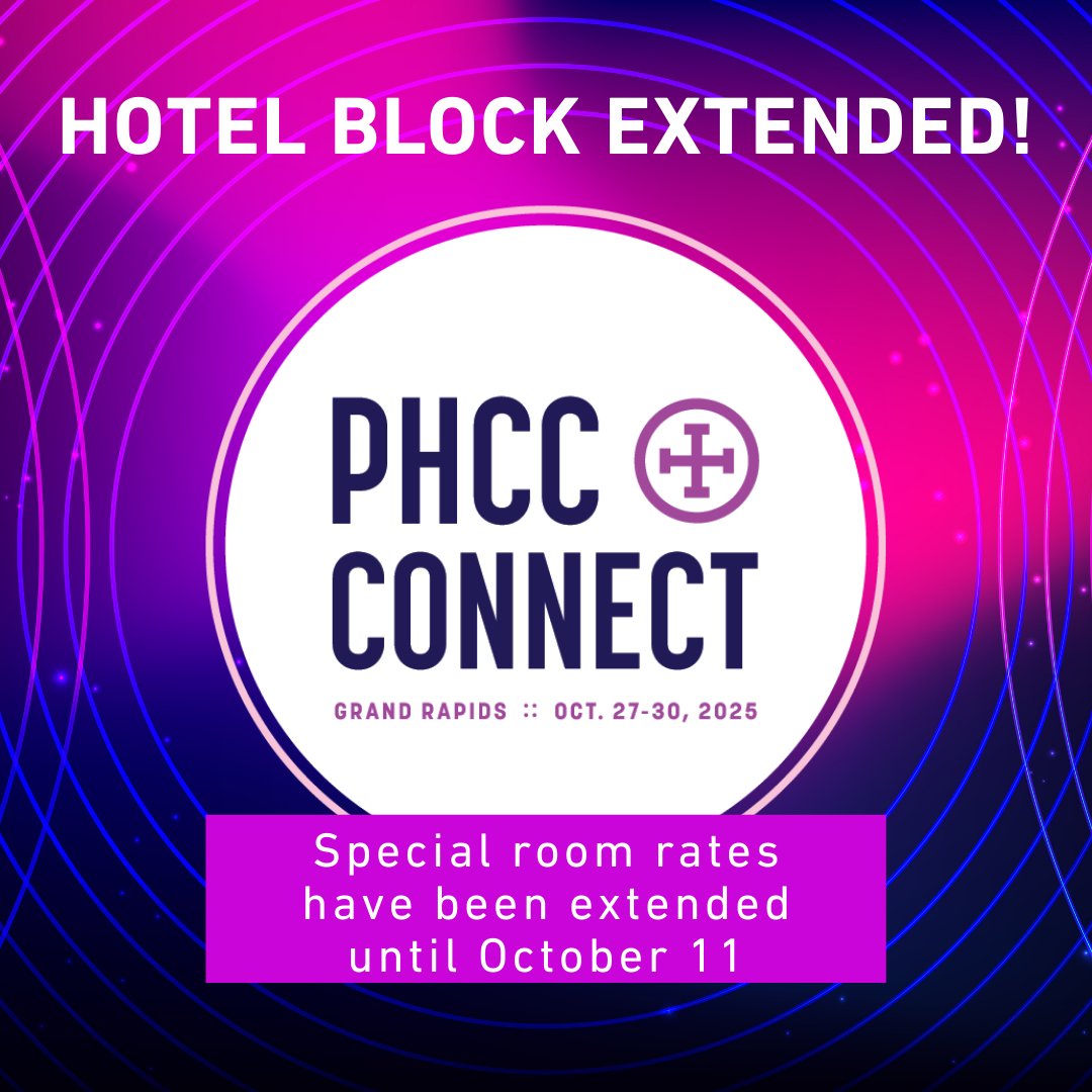 phccnatl's tweet image. Good news! The hotel room block for PHCC CONNECT 2025 has been extended until October 11.
If you haven’t booked your stay yet, now’s your chance to lock in your room at the special rate!
phccweb.org/connect
#PHCCCONNECT2025 #PHCC #CONNECT2025 #Plumbing #HVAC