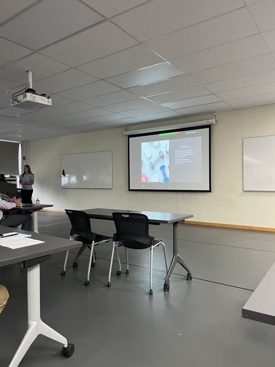 ESU_EXSC's tweet image. Congratulations to DHSc student, Kiley Koenig, who defended her dissertation titled, “Efficacy of New Injectable Cholesterol Lowering Medications vs Statin Drugs in treating Hyperlipidemia: A Retrospective Mixed-Method Analysis of Clinical Outcomes and health Care Perceptions.”