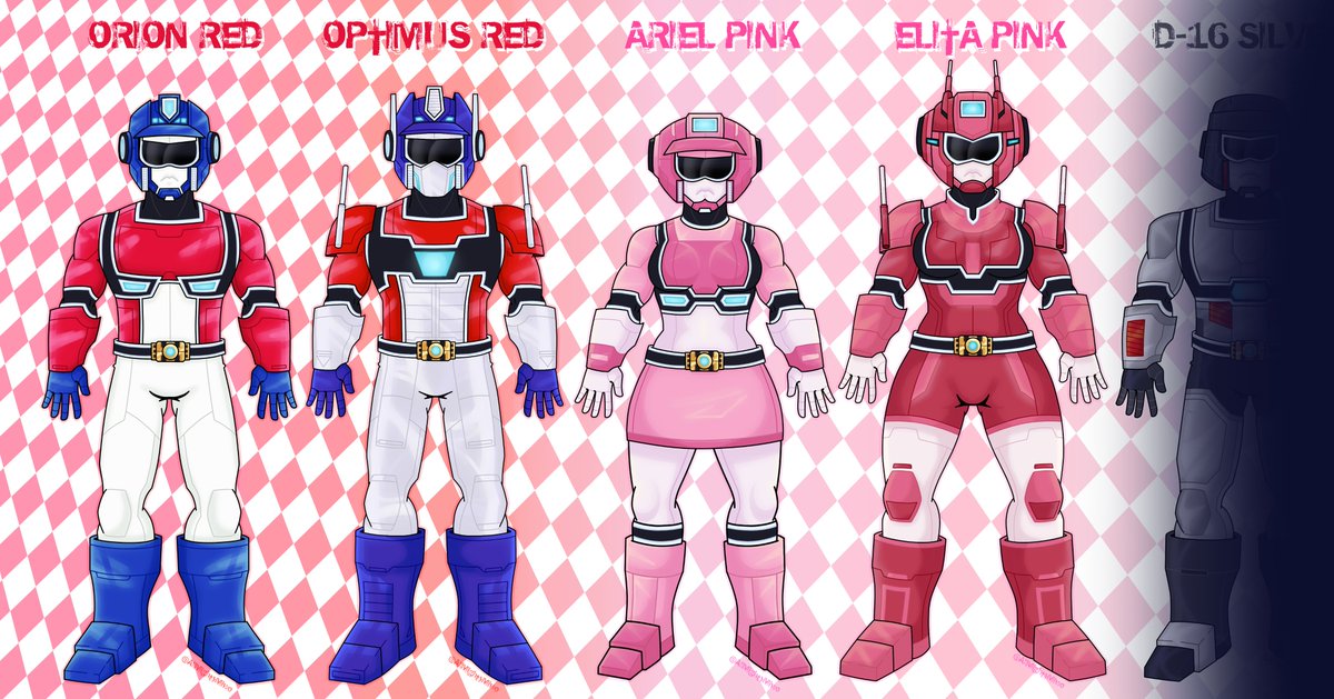 MIGHTY MORPHIN CYBER RANGERS
(past and present)
#powerrangers #Transformers #OptimusPrime #art