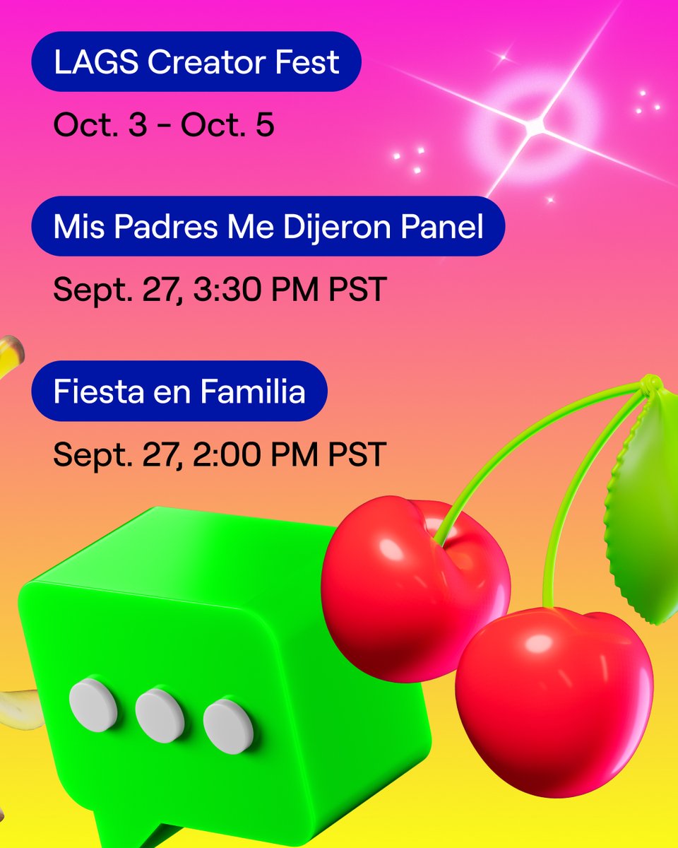 Celebrate #TogetherForLatinLuminarias with these awesome upcoming events.