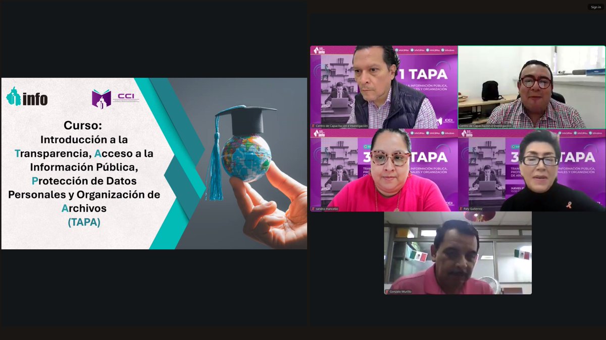 JulioCBonillaG's tweet image. Desde el #CCI proporcionamos herramientas necesarias para fortalecer los conocimientos de las personas servidoras públicas en transparencia, #DAI, #PDP y la gestión eficiente de archivos. 

Gracias a las instructoras y a todos los participantes por acompañarnos✨ #Capacitación