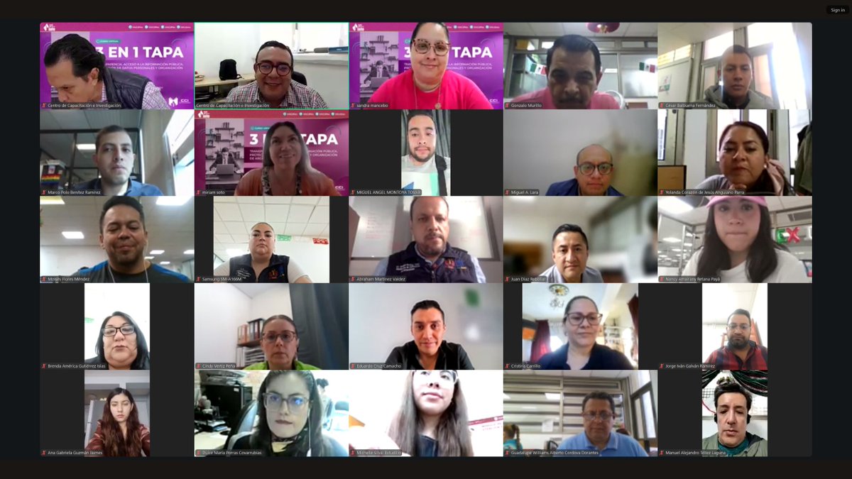 JulioCBonillaG's tweet image. Desde el #CCI proporcionamos herramientas necesarias para fortalecer los conocimientos de las personas servidoras públicas en transparencia, #DAI, #PDP y la gestión eficiente de archivos. 

Gracias a las instructoras y a todos los participantes por acompañarnos✨ #Capacitación