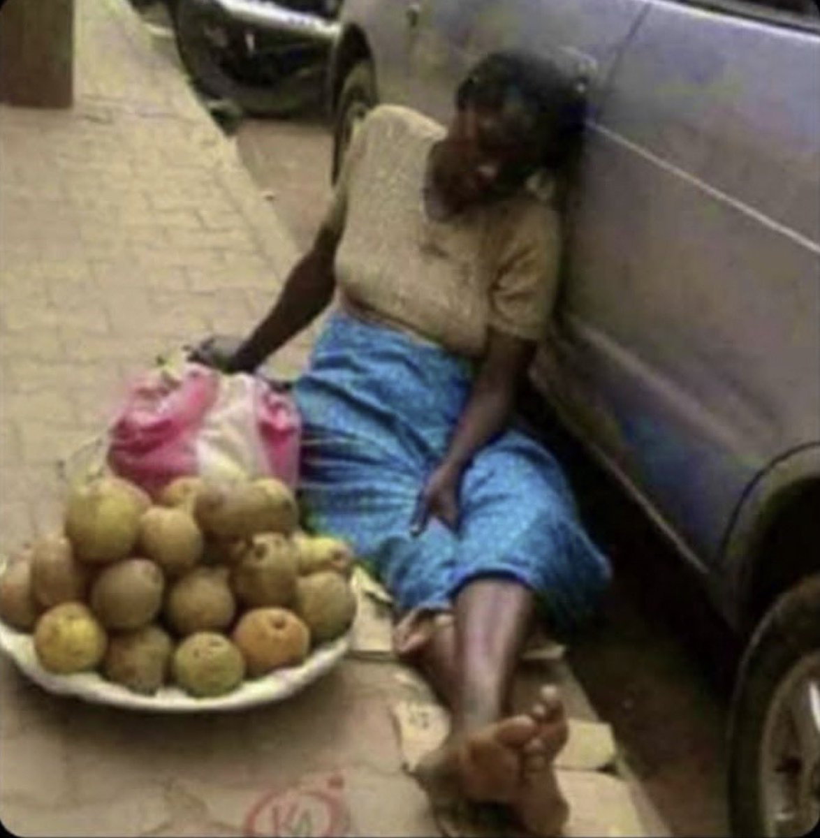 Anytime you see them on the road, just buy from them, they ain't looking for money to buy expensive jewelries or clothes .
They just  want to feed their children.