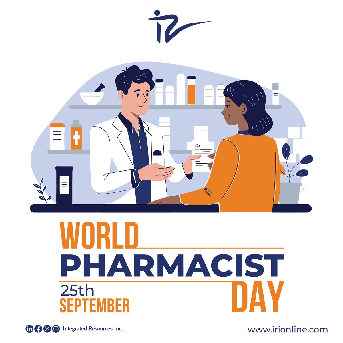 iristaff's tweet image. Did you know? Pharmacists do more than dispense medicines—they prevent harmful interactions, guide safe usage, and support healthier outcomes worldwide.

Today, let’s celebrate the expertise that makes healthcare complete.

#SafeCareForAll #WorldPharmacistsDay