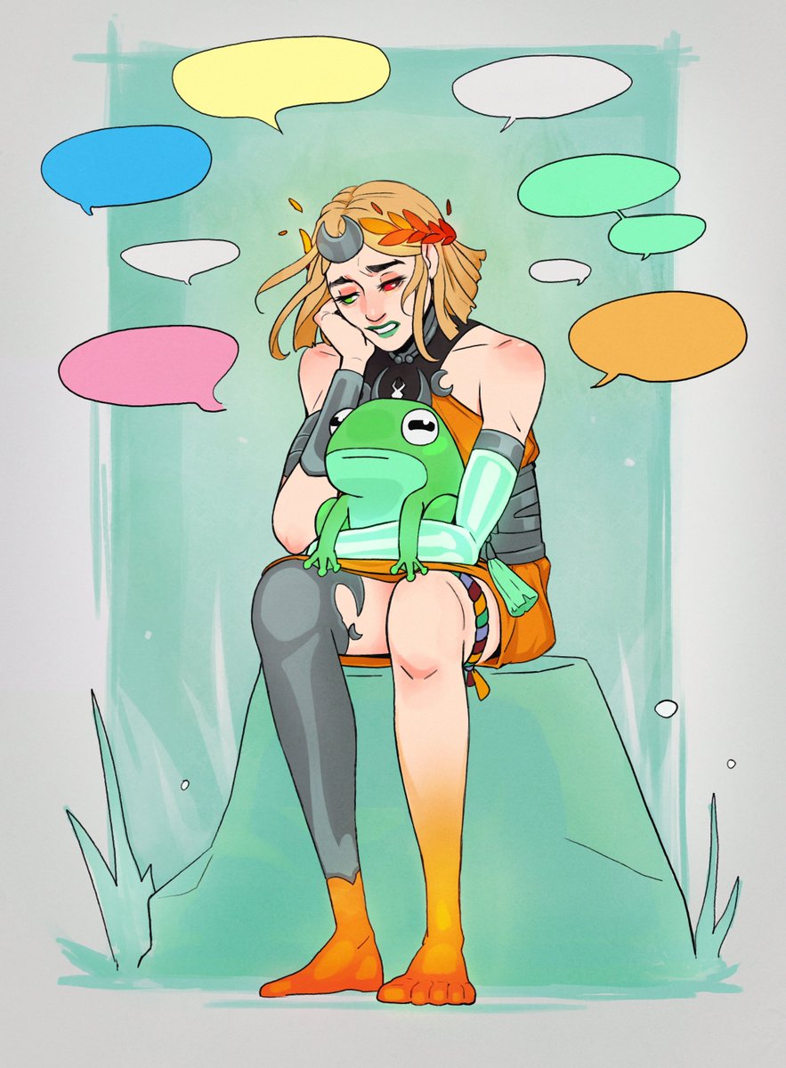 happy launch day everyone!!! i cant wait to explore and draw even more of this game 😭💚 #Hades #HadesII #HadesGame