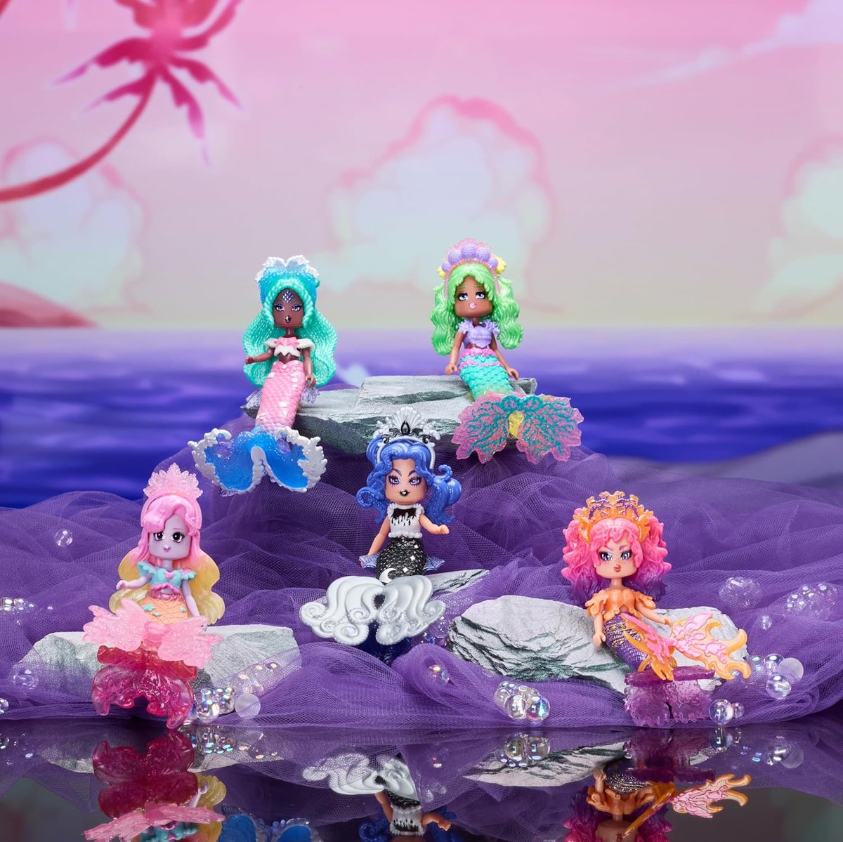 Mermaids just wanna have fin 🧜‍♀️ ✨ 

Say hello👋 to the new girls in the reef 🪸 

Mermaid magic from every element! Which one is your favorite?