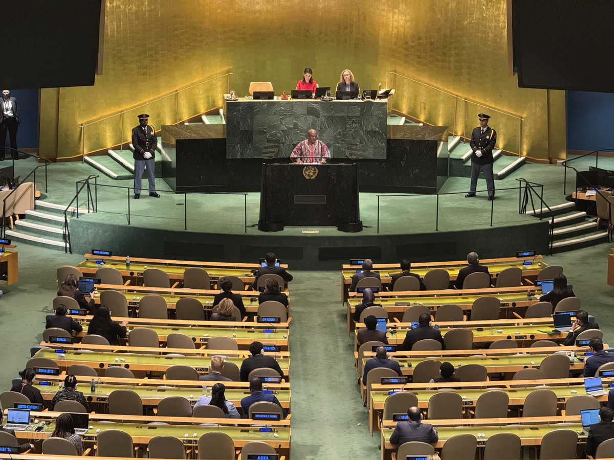 SammyGyamfi_'s tweet photo. John Dramani Mahama Africa is the future!
Goosebumps.
#UNGA80 https://t.co/YZGPsD7EBI