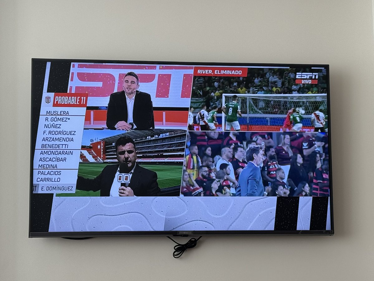 Repórter da ESPN diz que Estudiantes deve ir com linha de cinco contra o Flamengo. A provável escalação