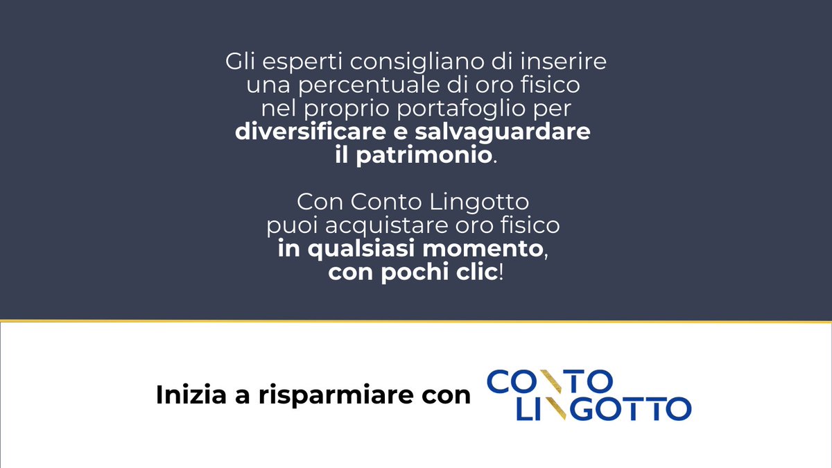 Conto Lingotto tweet media