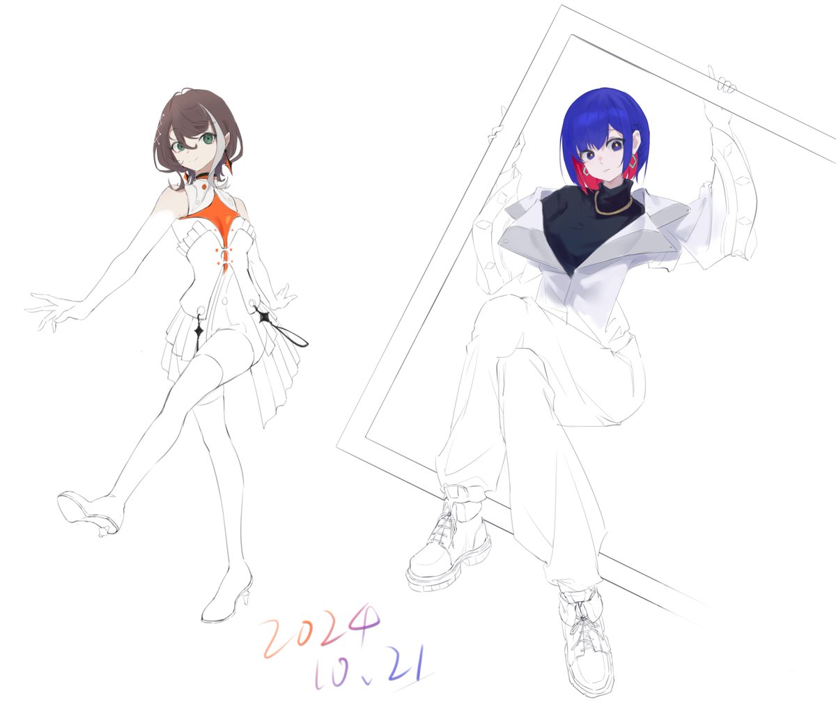 chengzijiyuan's tweet image. 我以前画的一些理芽。
#理芽美術部 #理芽