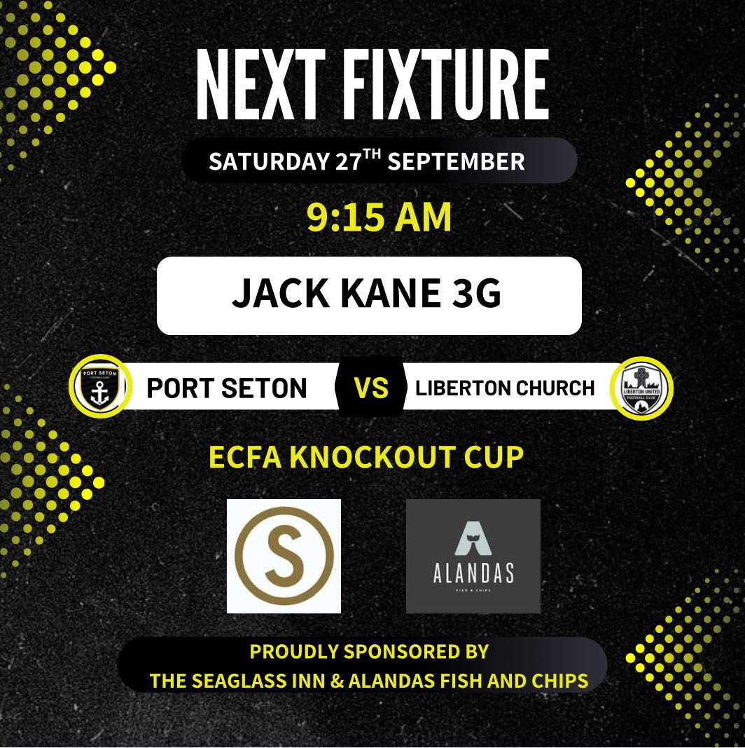 PortSetonFC's tweet image. 