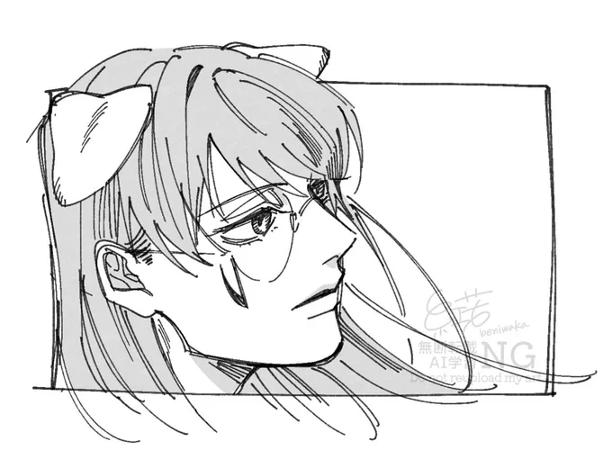 #️⃣ロボトミ稲葉支部
ペン調整したので落書きジェミ様 