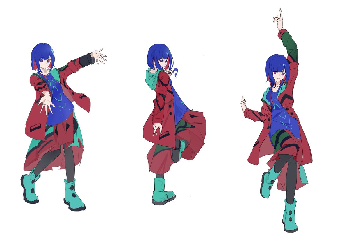 chengzijiyuan's tweet image. 我学会来到X了。
这是我一些以前画的理芽。
 #理芽美術部 #理芽