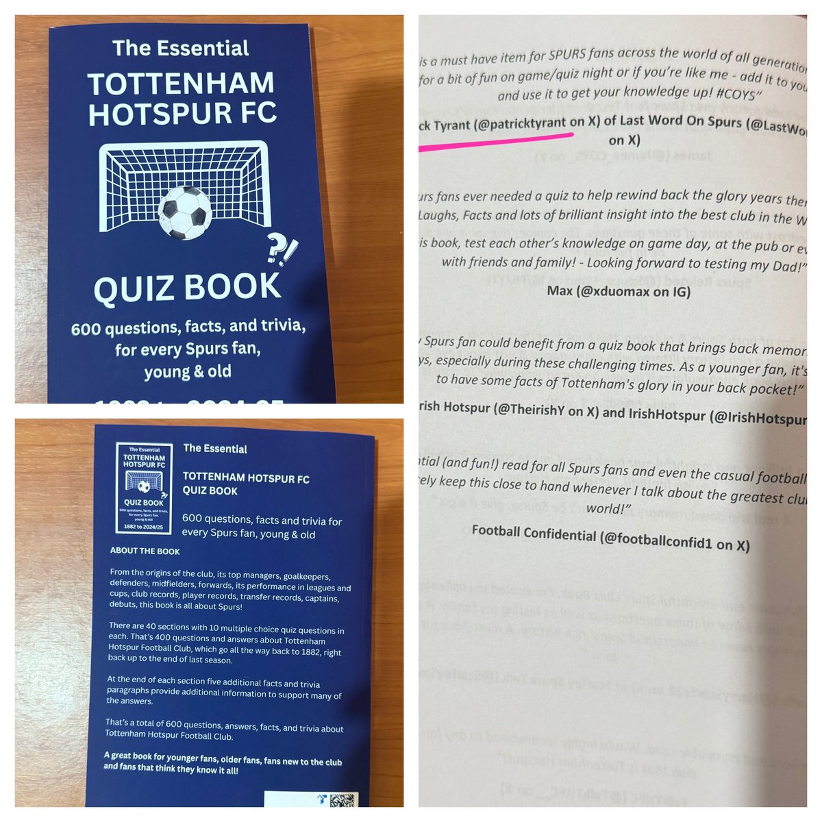 PatrickTyrant (@patricktyrant) on Twitter photo Just received my copy of this book and very honoured to be part of the publication and asked to leave a review (thanks ๐๐๐พ)
Go and cop yours right now! The perfect treat to yourself or an early Xmas present sorted for a loved one 
#COYS 
<a href="/MyFootyFacts/">Football Books</a> 
myfootyfacts.com Just received my copy of this book and very honoured to be part of the publication and asked to leave a review (thanks ๐๐๐พ)
Go and cop yours right now! The perfect treat to yourself or an early Xmas present sorted for a loved one 
#COYS 
<a href="/MyFootyFacts/">Football Books</a> 
myfootyfacts.com