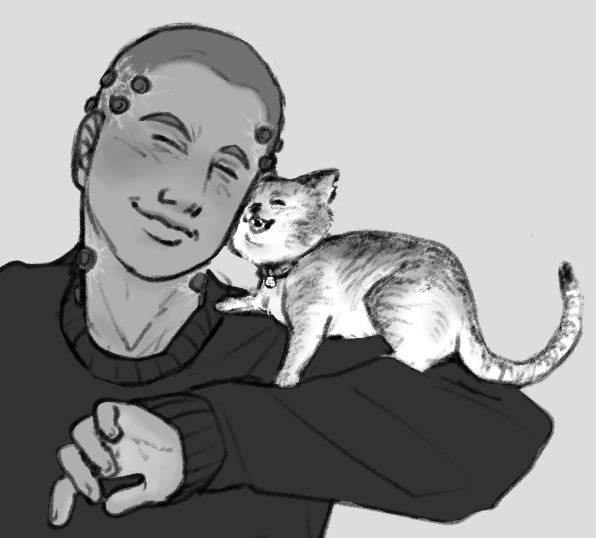 clonelover420's tweet image. gave echo a cat because i felt bad :\