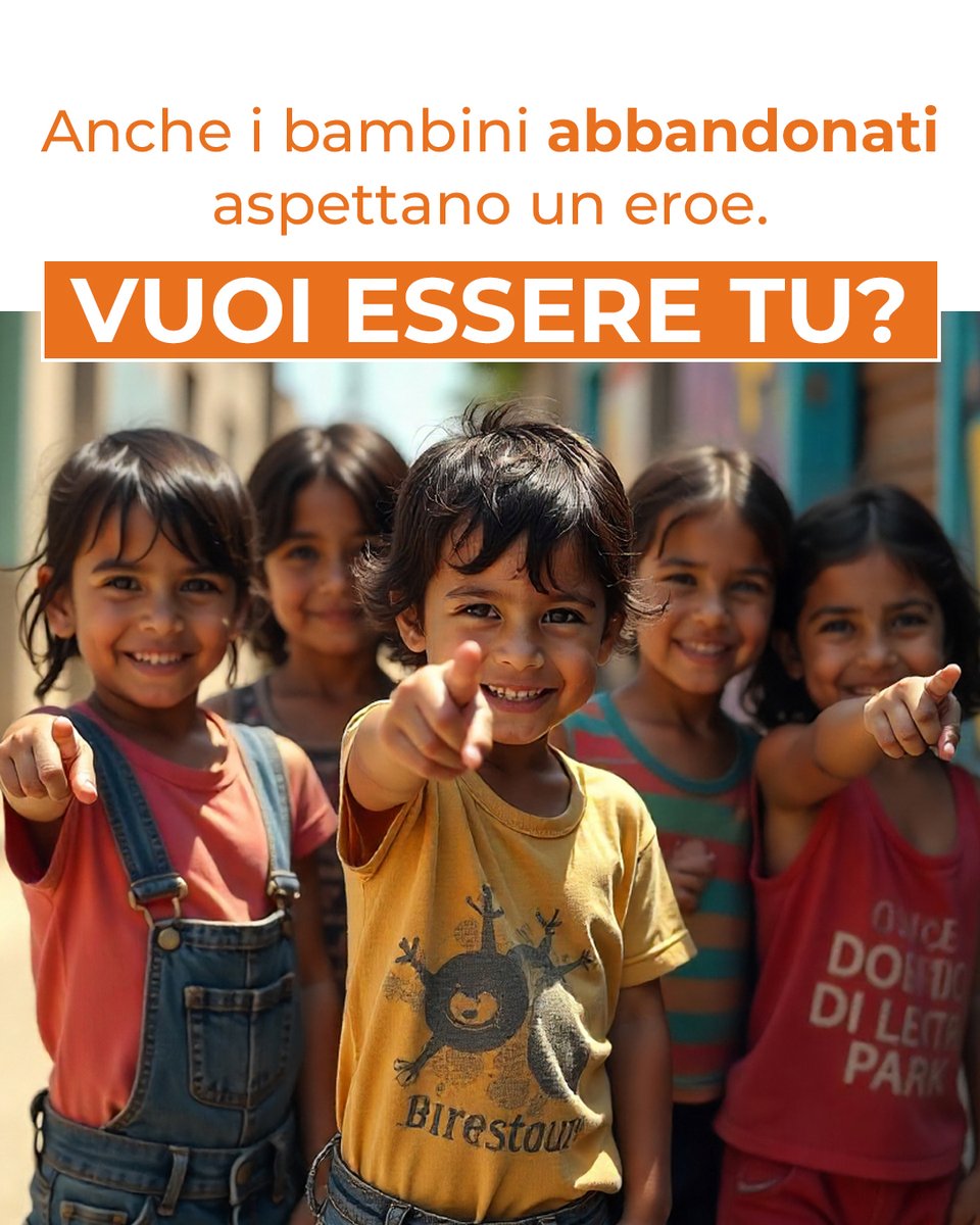 Con meno di un euro al giorno potrai garantire a bambine e bambini vittime di abbandono pasti regolari, medicine e la possibilità di andare a scuola.
Scopri di più👇
aibi.it/ita/adotta-a-d…

#AiBi #AmicideiBambini #AdozioneaDistanza